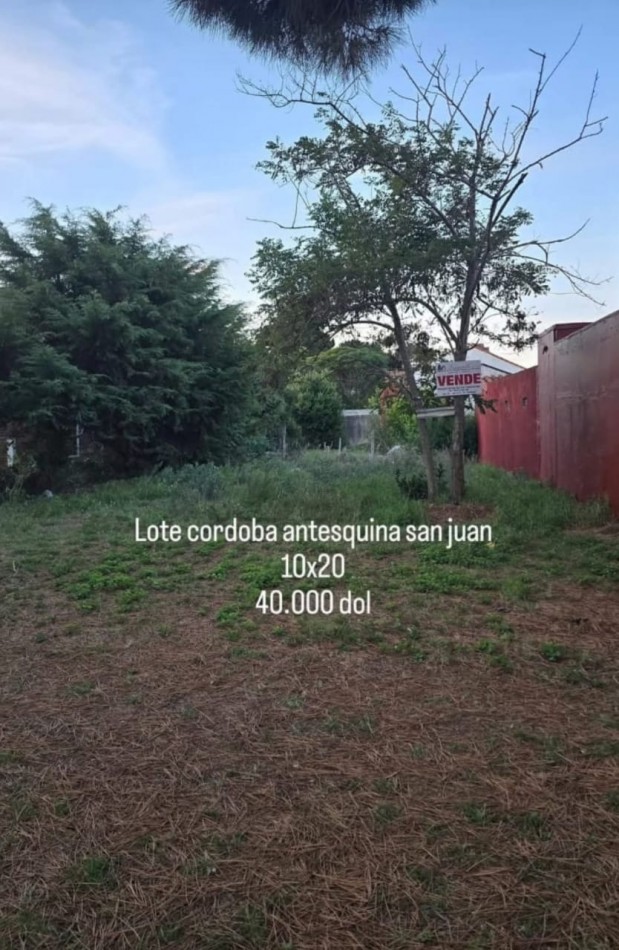 LOTE A METROS DEL MAR